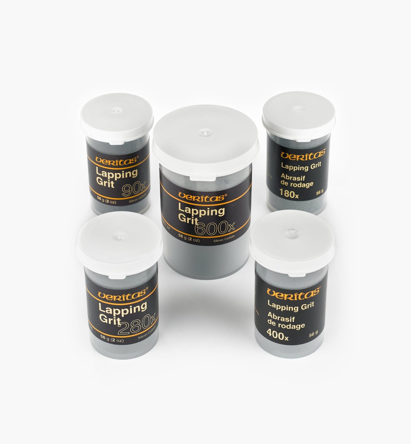 Veritas Set of 5 Lapping grits