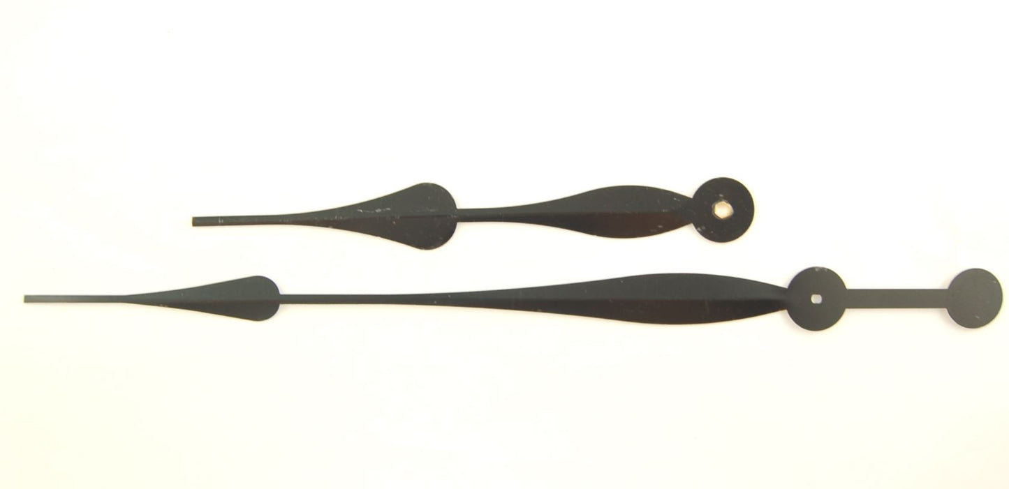 Carbatec Clock Hands - Hour & Minute - Black - 305mm