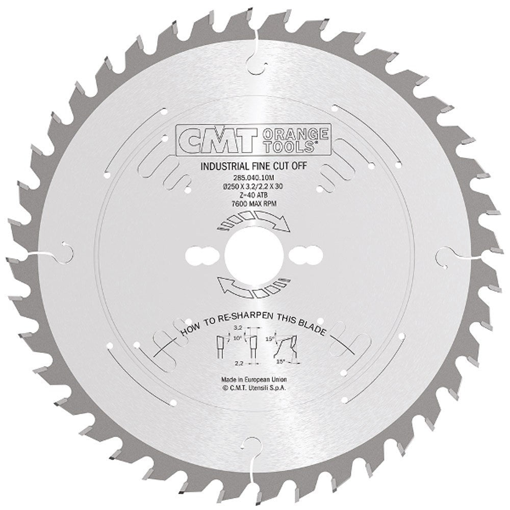 CMT Industrial Rip and Crosscut Blade - 350mm - 84 Tooth
