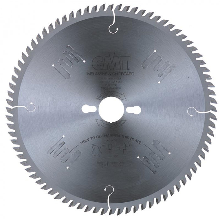 CMT Industrial Non-Ferrous Metal and Laminated Panel Blade - 250mm - 80 Tooth