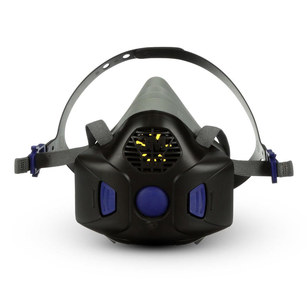 3M Secure Click Reusable Half Face Respiratory Mask - Medium