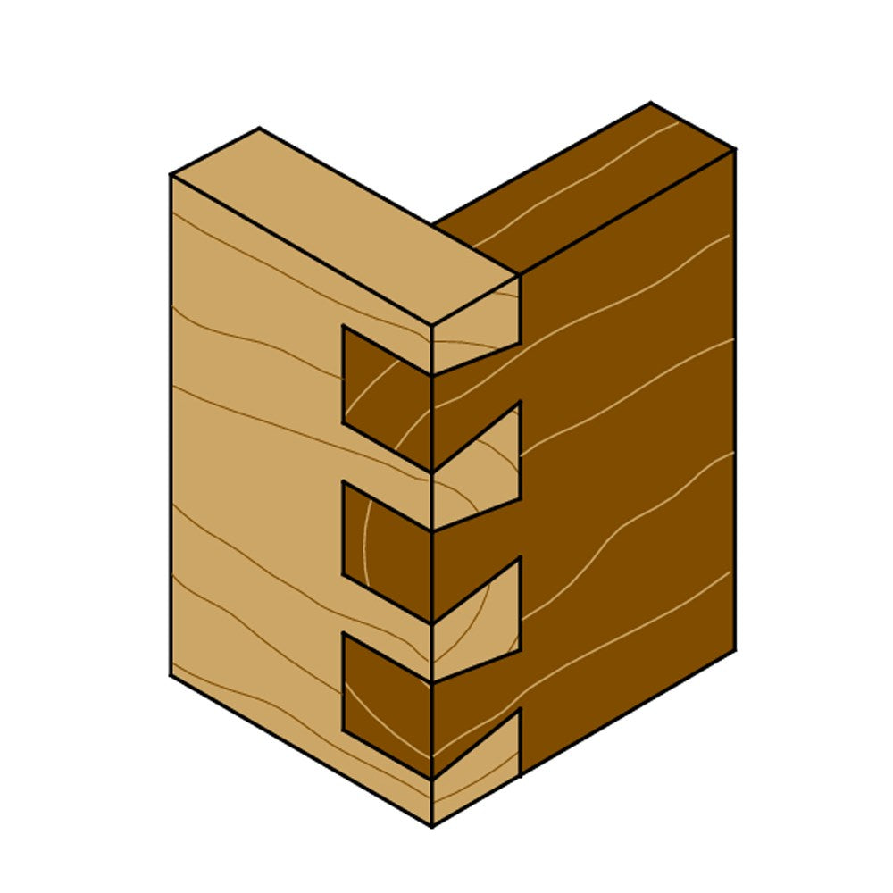 CMT Dovetail Router Bit - 12.7mm Cut Length 9.5mm Diameter