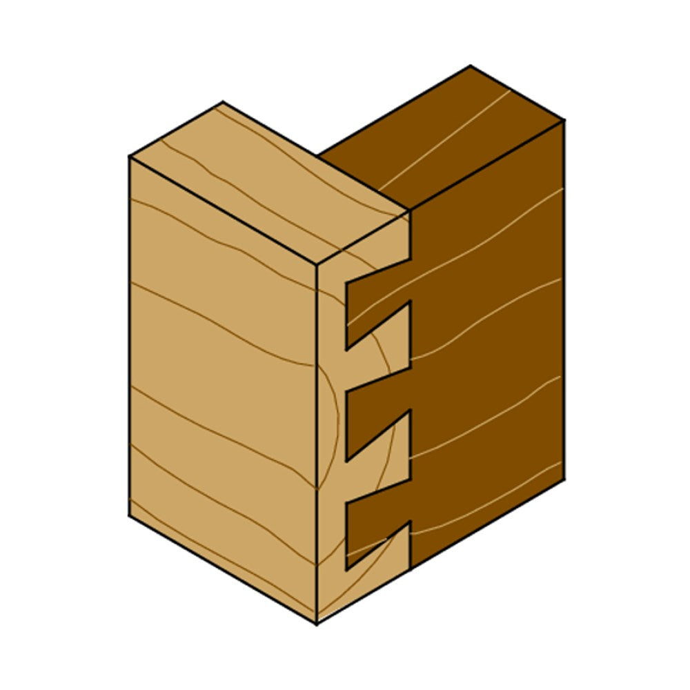 CMT Dovetail Router Bit - 12.7mm Cut Length 9.5mm Diameter