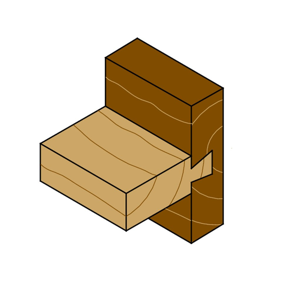 CMT Dovetail Router Bit - 12.7mm Cut Length 9.5mm Diameter