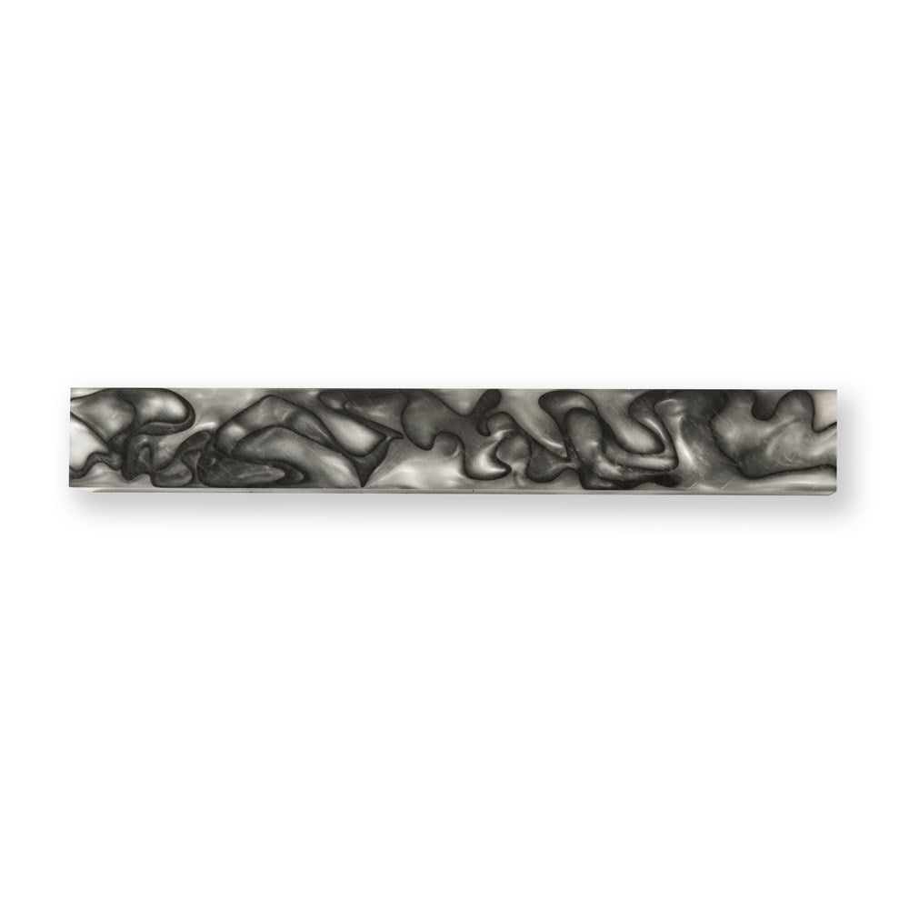 Carbatec Large Acrylic Pen Blank - Black Smokey Swirl
