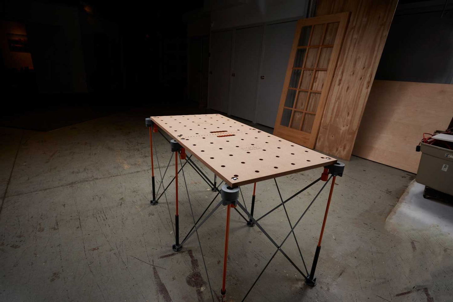 Bora Centipede Workbench Tabletop with MFT type dog holes