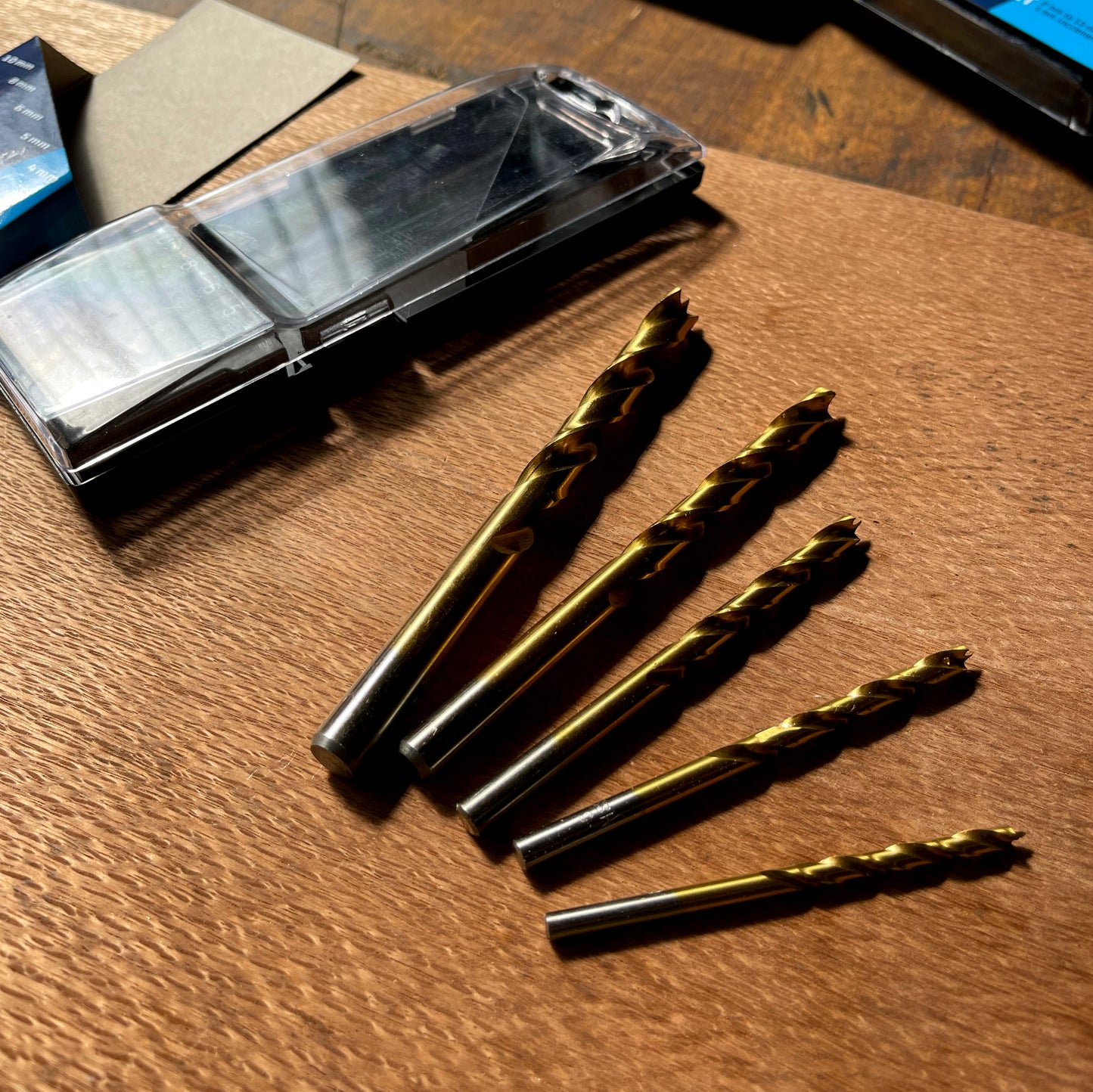 Carbatec 5 Piece Brad Point Bit Set - Metric