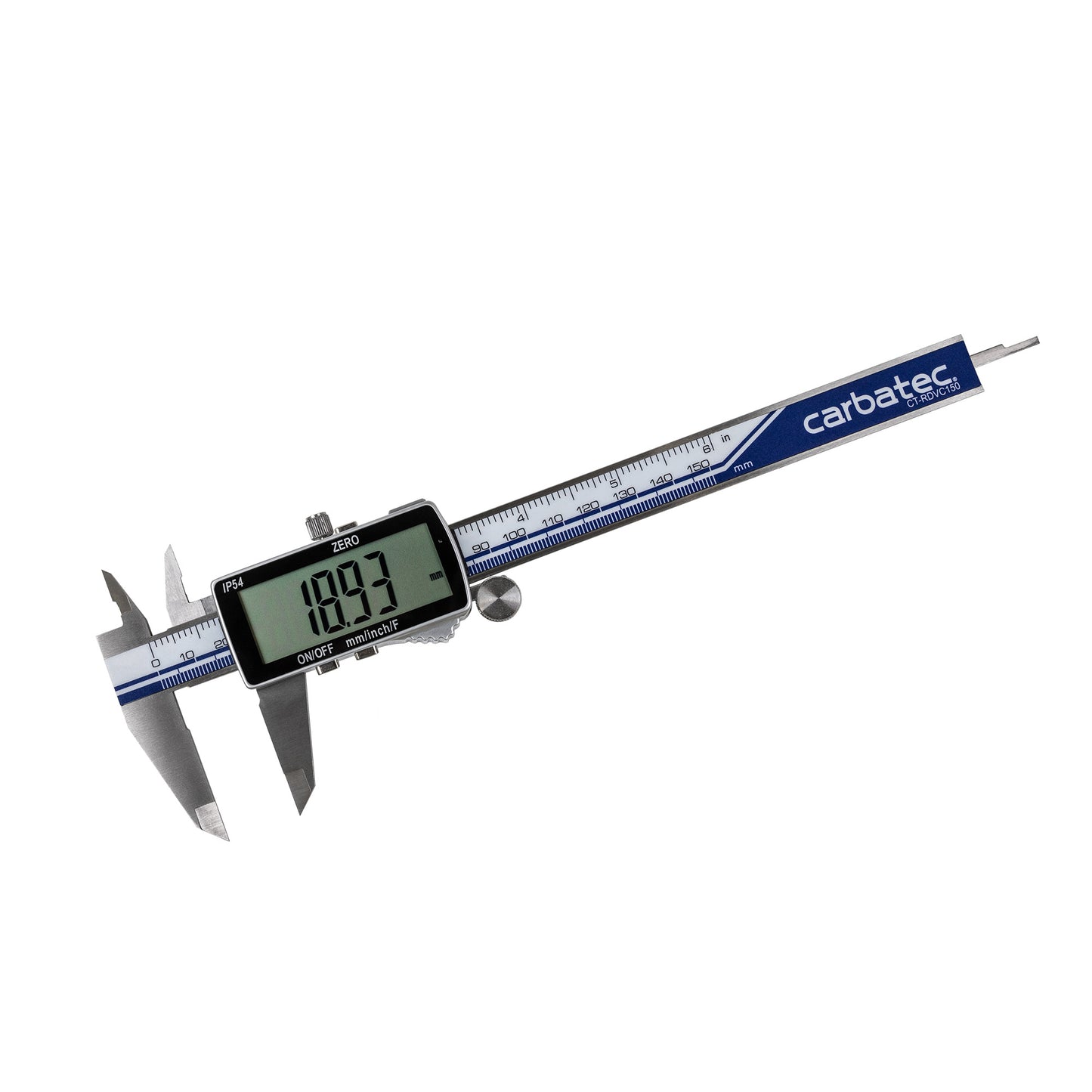 Carbatec Rechargeable Digital Vernier Calipers 150mm