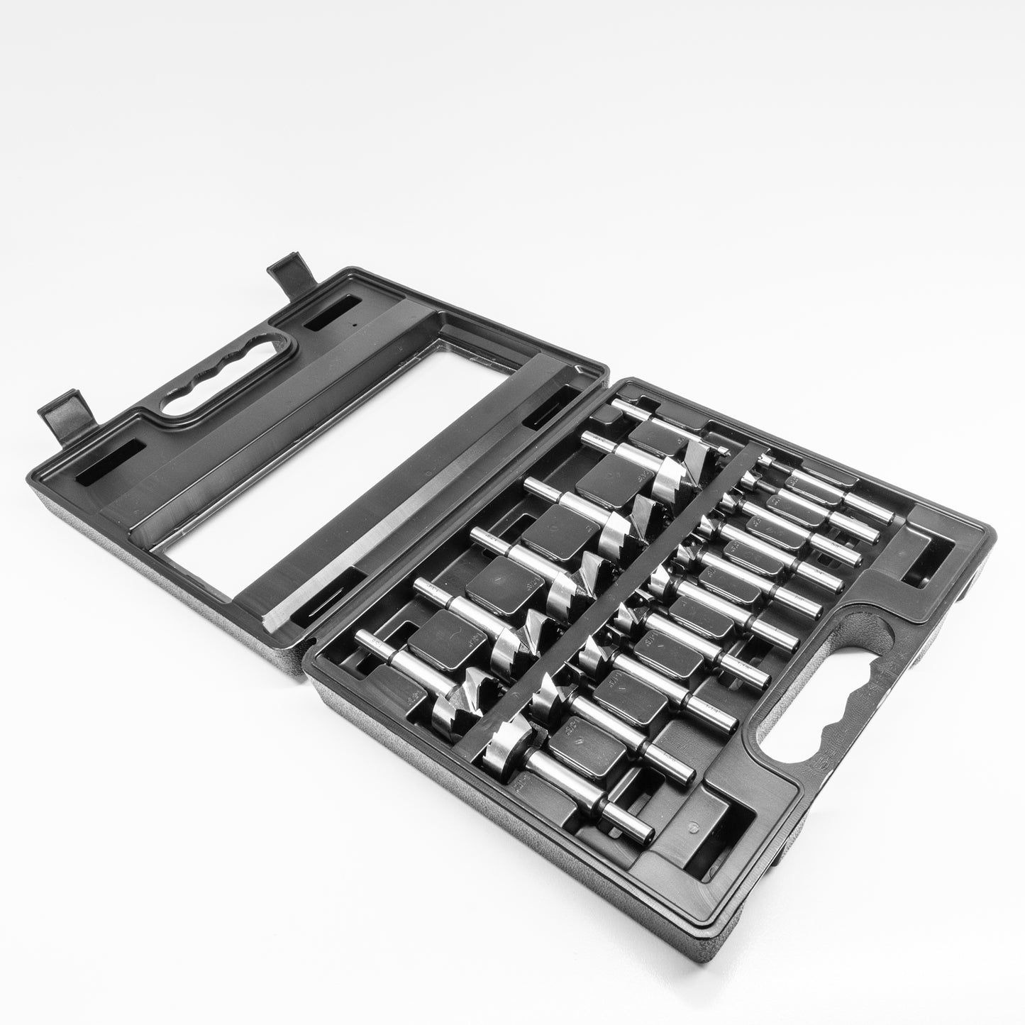 Carbatec 16 Piece Sawtooth & Forstner Combination Bit Set - Imperial