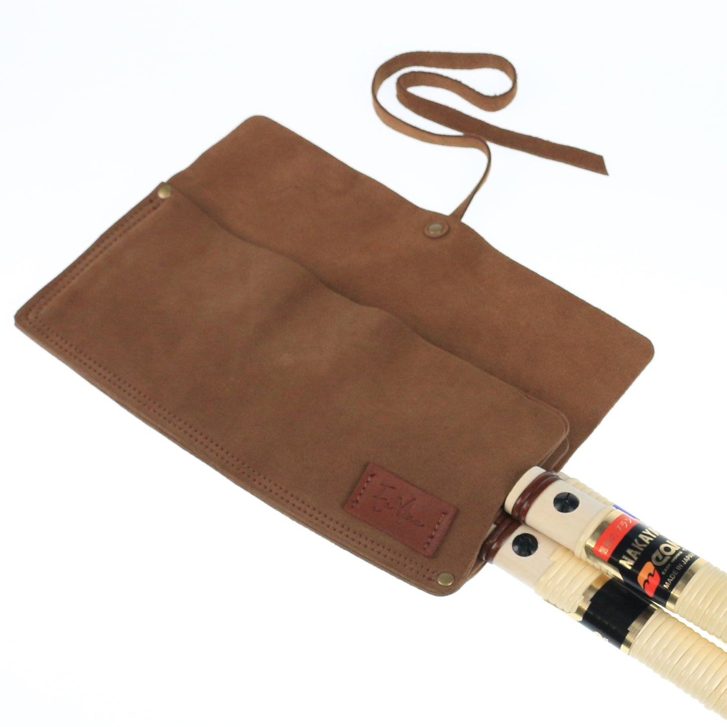 En Mina 3 Pocket Suede Japanese Saw Wrap