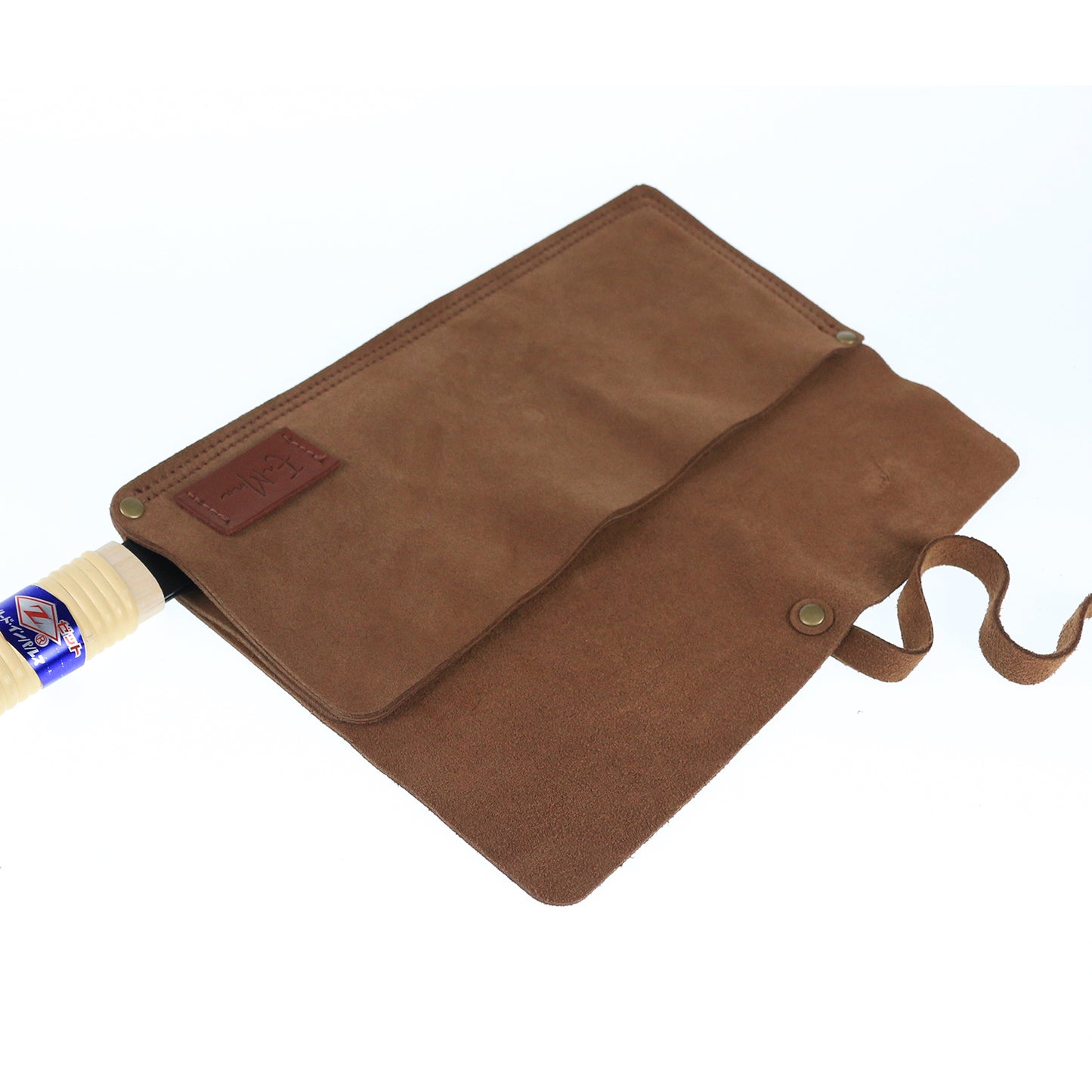 En Mina 3 Pocket Suede Japanese Saw Wrap