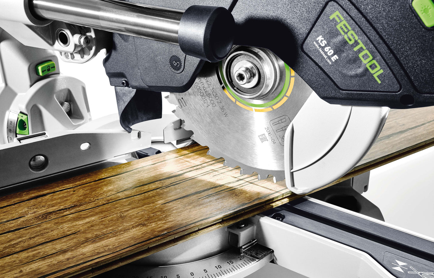 Festool KS 60 KAPEX 216mm Slide Compound Mitre Saw with LED Spotlight