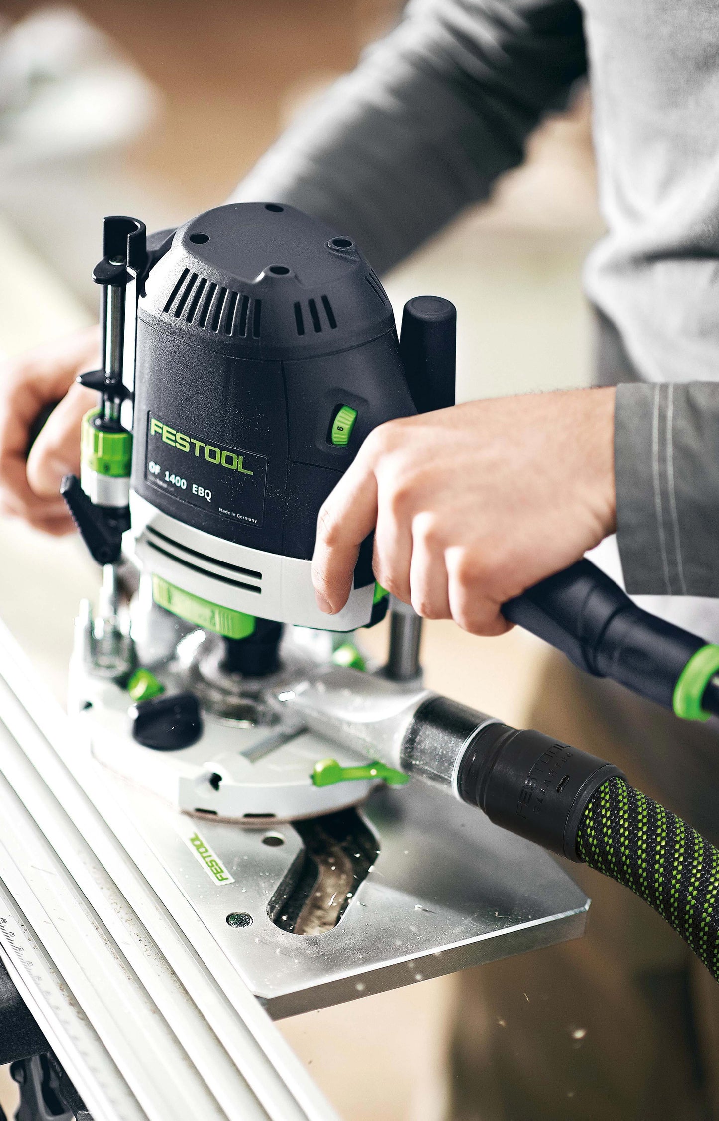 OF 1400 70mm Plunge Router in Systainer