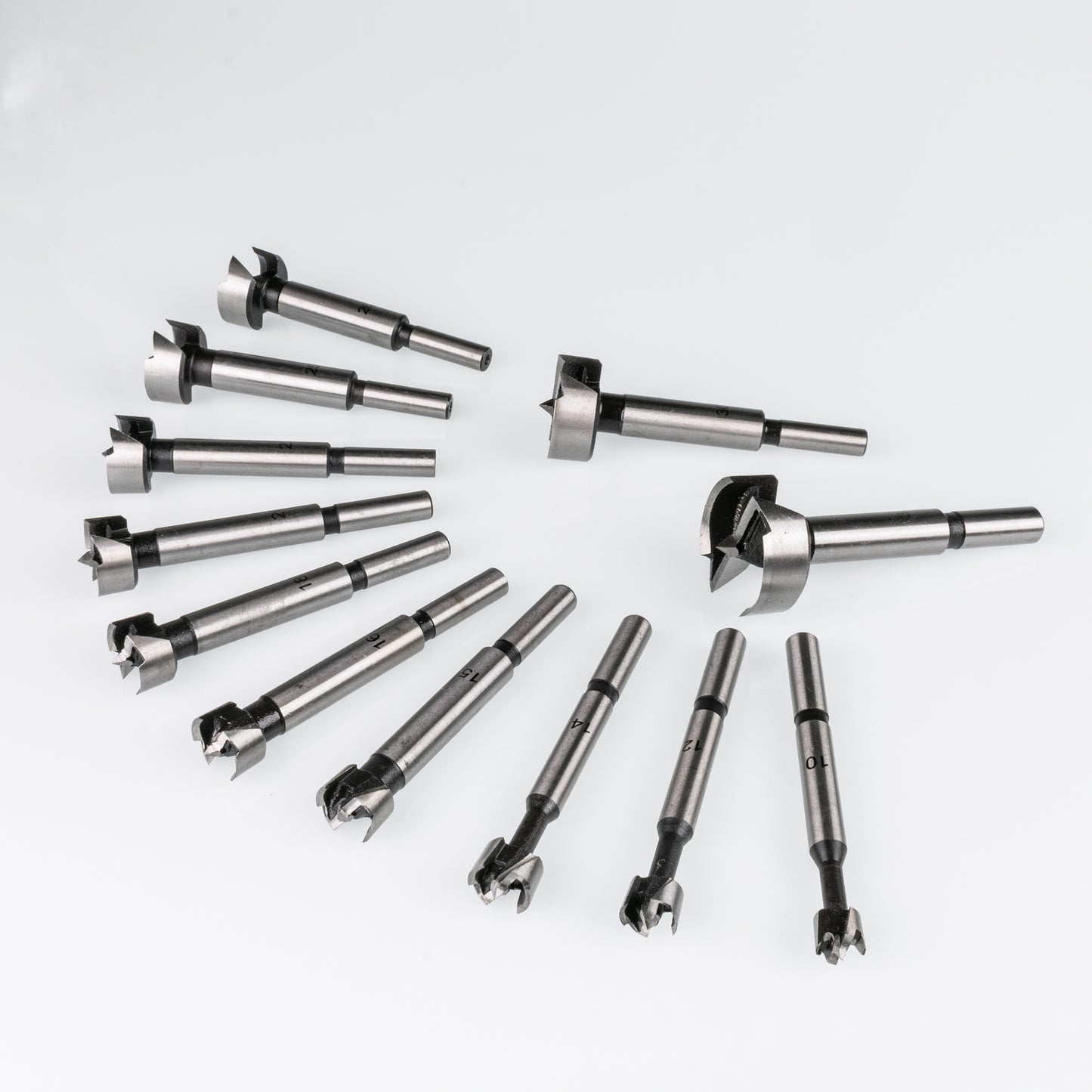 Carbatec 12 Piece Forstner Bit Set - Metric
