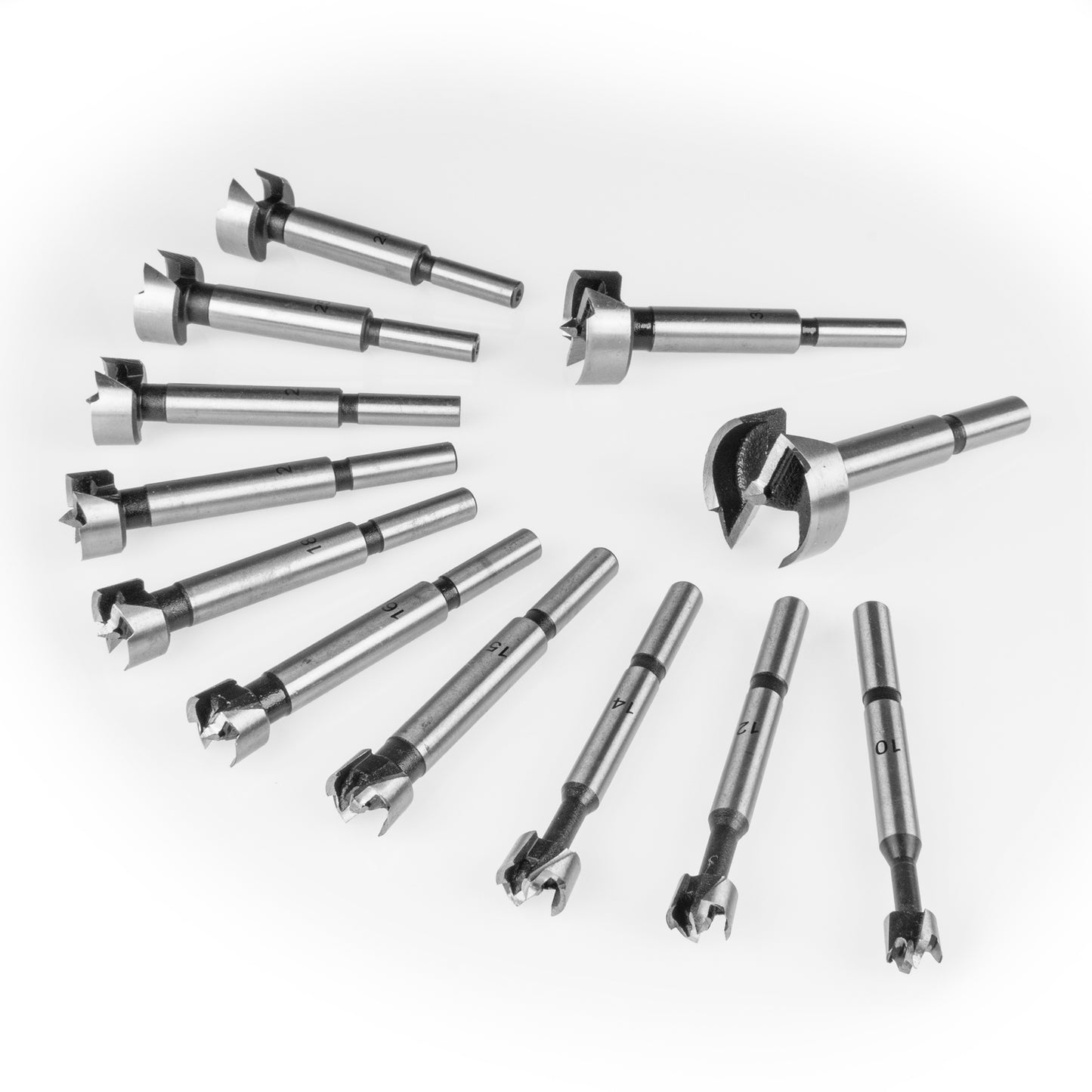 Carbatec 12 Piece Forstner Bit Set - Metric