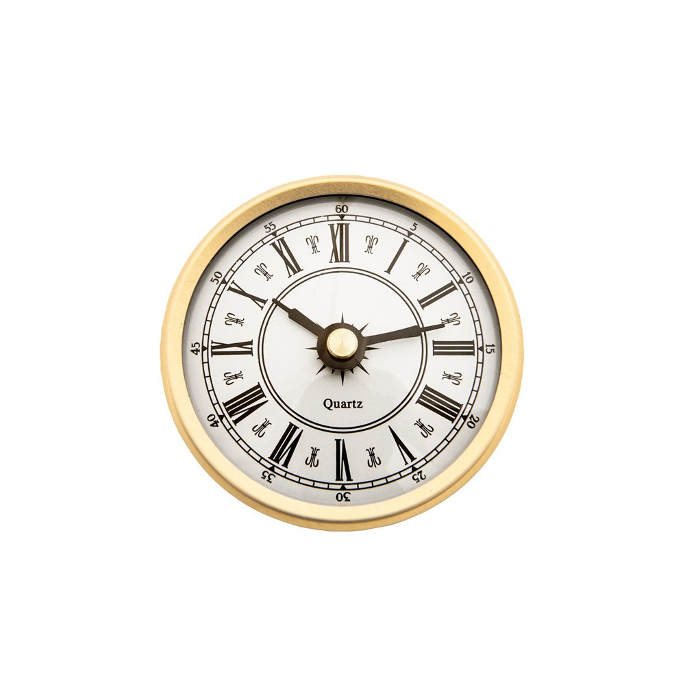 Carbatec 70mm Clock Insert with Roman Numerals