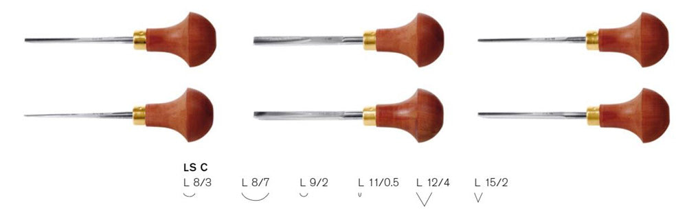 Pfeil Individual Lino Chisel - #15 sweep - V 45DEG - 2mm