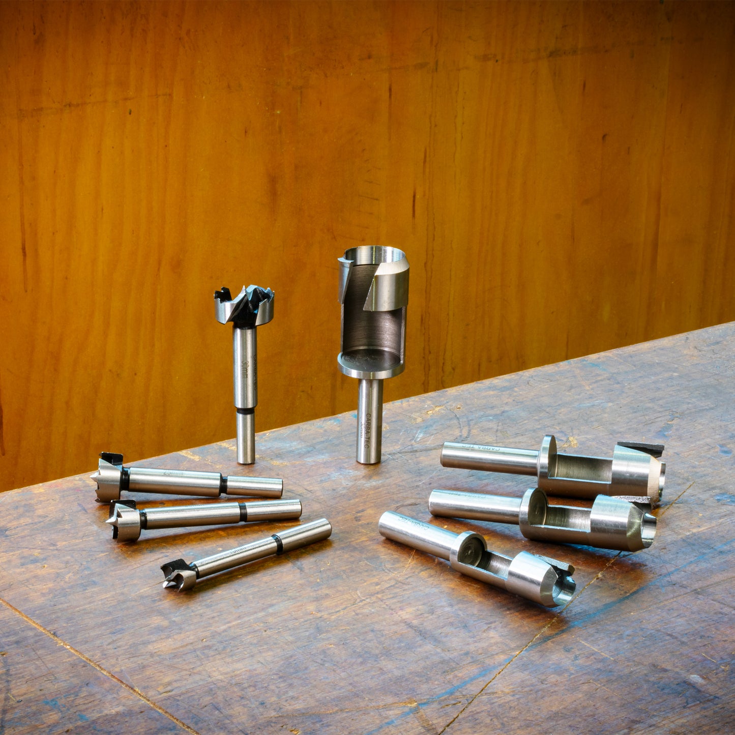 Carbatec Drill & Barrel Plug 8pce cutter Set - Large