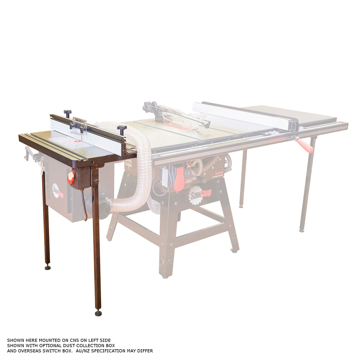 SawStop Router System - suit CNS & PCS fitted with 30" Premium Rail & Fence