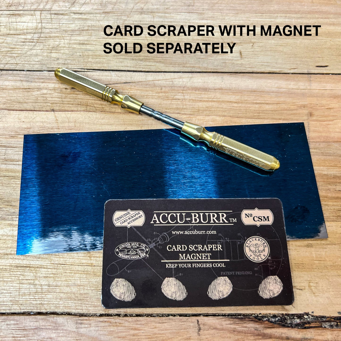 ACCU-BURR™ Carbide Burnisher with Solid Brass Handles