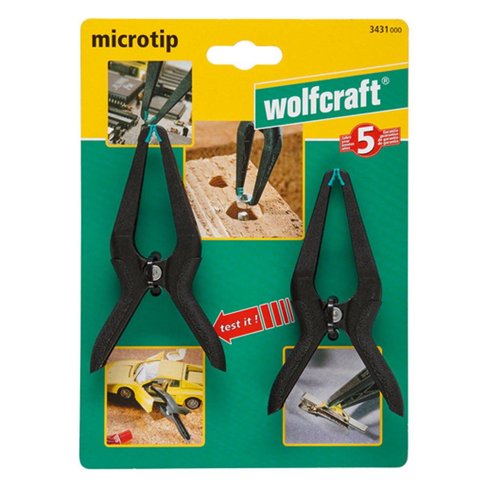 Wolfcraft Microtip 60 Precision Spring Clamps 2 pack