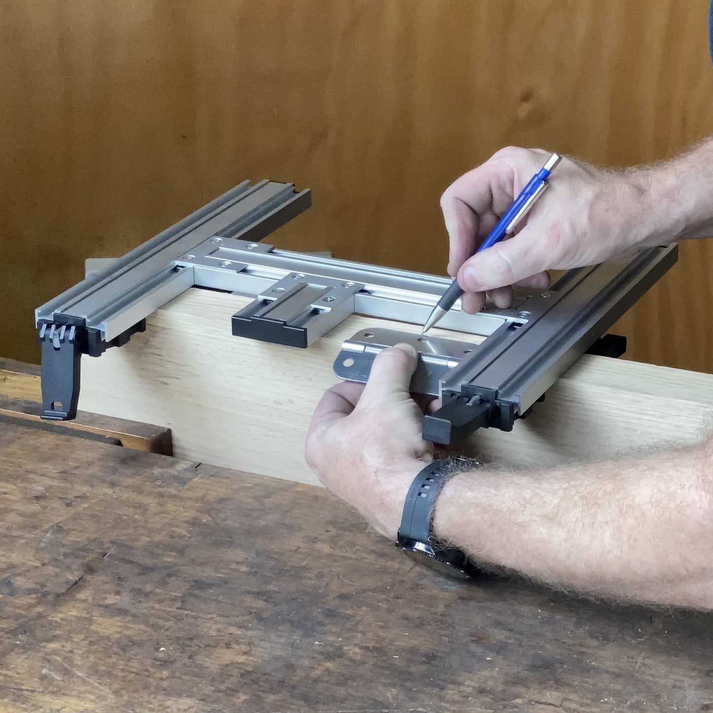 Carbatec Hinge Mortising Jig with Bit