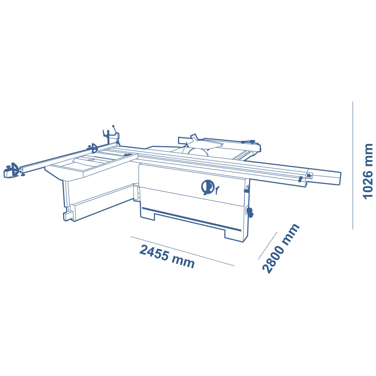 SCM Minimax SC3C1 Panel Saw - Single phase