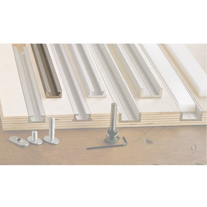 Veritas® 915mm x 1/4" T-Slot Track