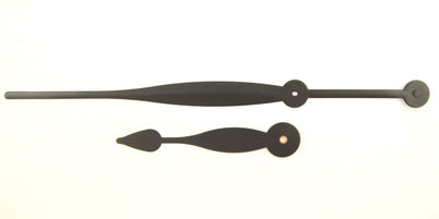 Carbatec Clock Hands - Hour & Minute - Black - 237mm