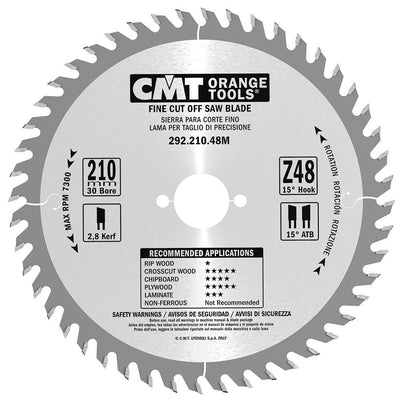 CMT Fine Cut-Off Saw Blade - 235mm