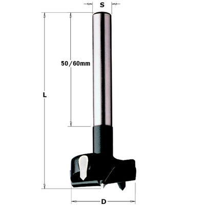 CMT Forstner Bit - 22mm - TCT