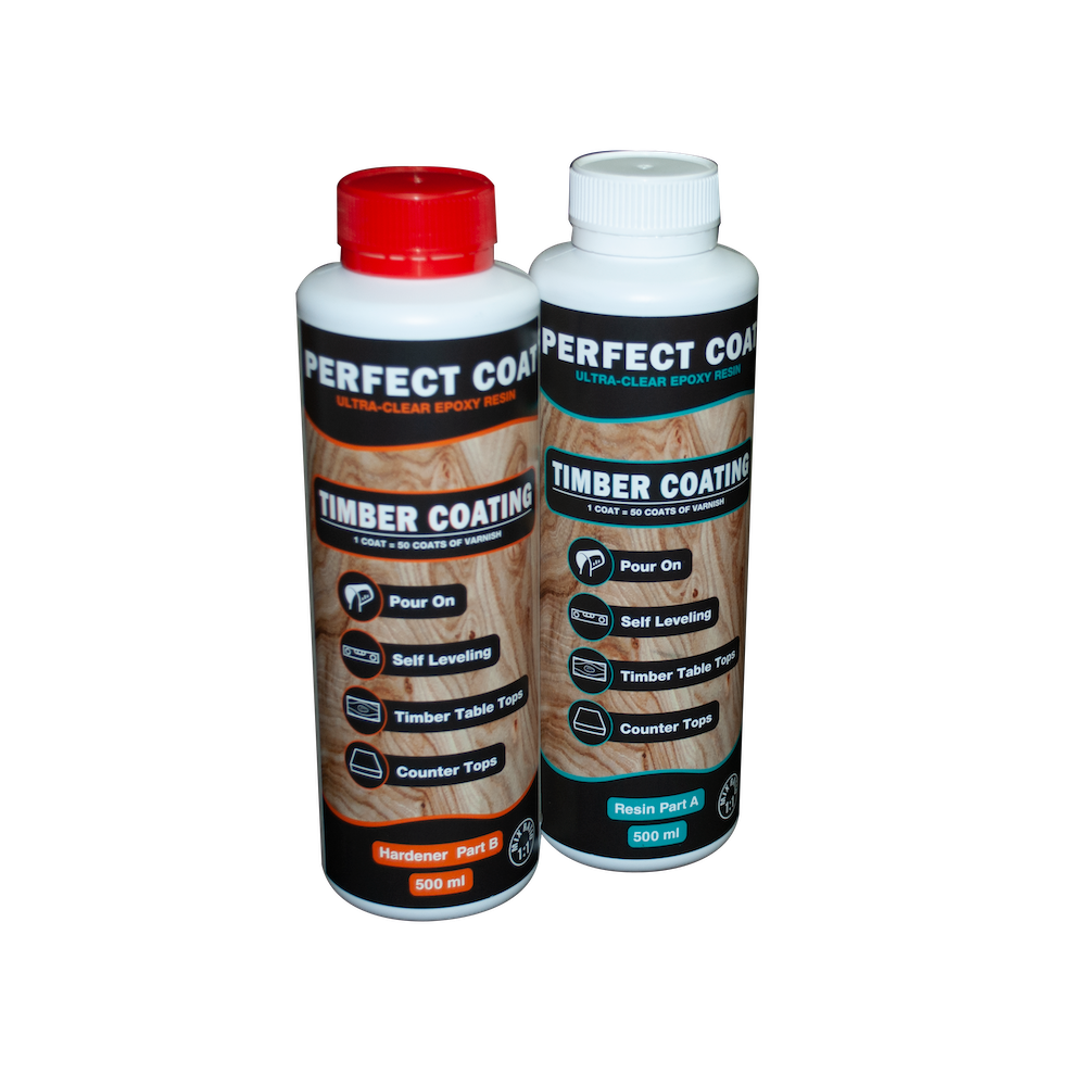 Perfect Coat 2 part Resin and Hardener - 1 litre Kit