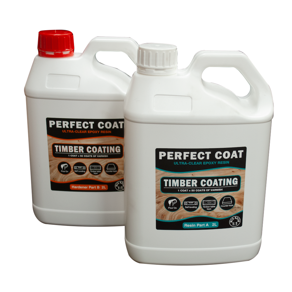 Perfect Coat 2 part Resin and Hardener - 4 litre Kit