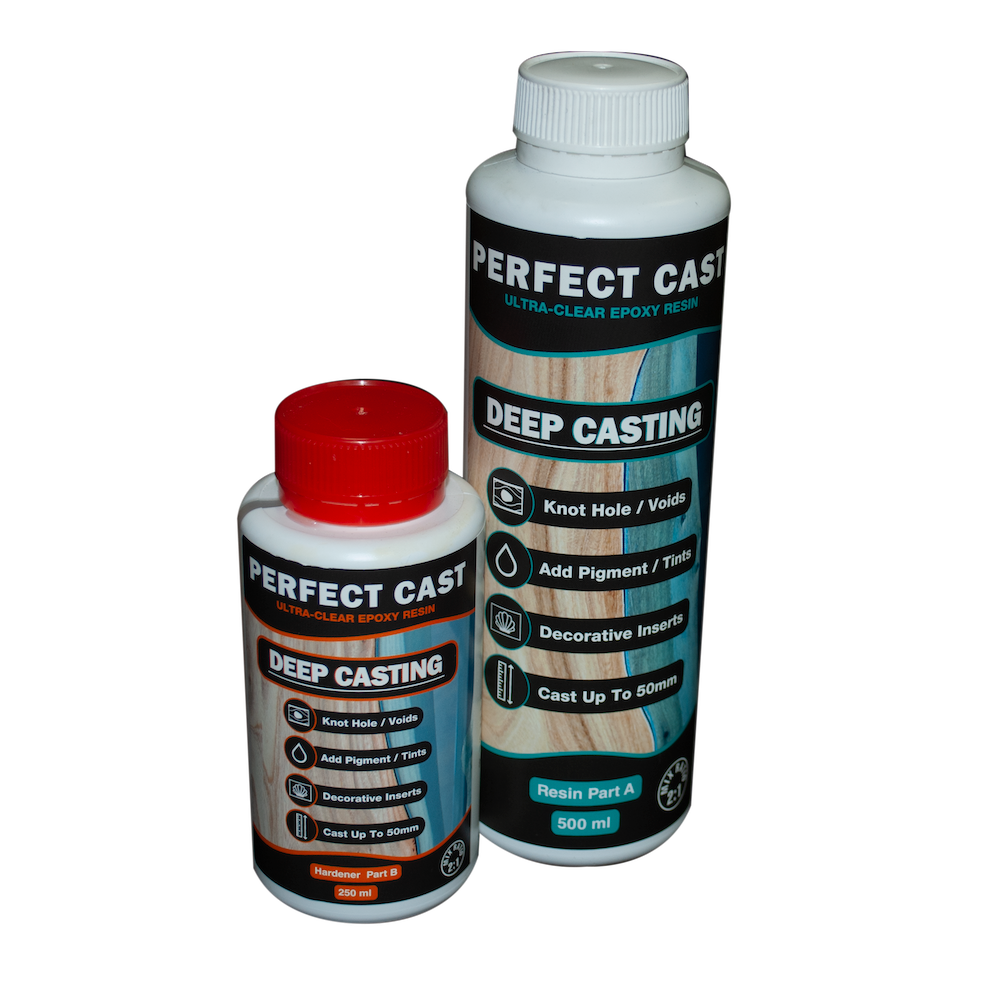 Perfect Cast 2 Part Resin and Hardener - Deep - 750ml Kit