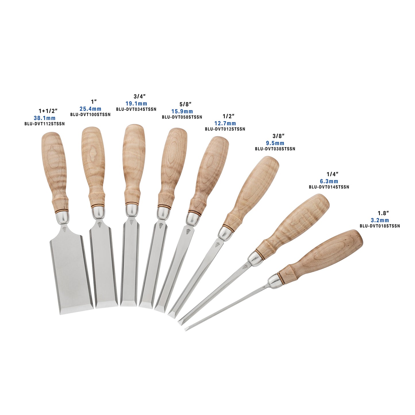 Blue Spruce Dovetail Chisel 1+1/2" 38.1mm