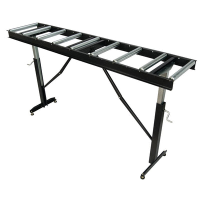 Carbatec Large Roller Stand with Nine Rollers