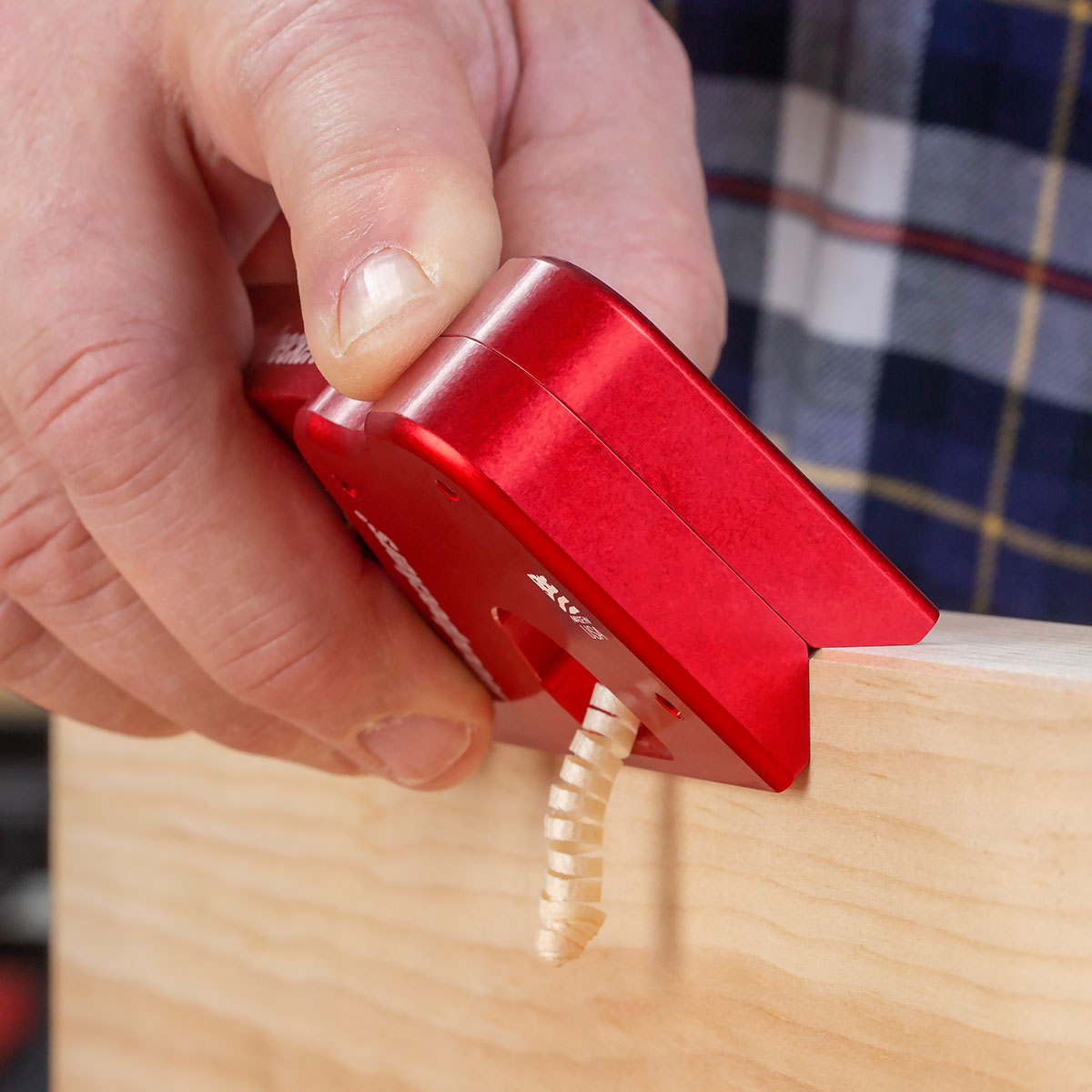 Woodpeckers EZ Edge Corner Plane with 45° Chamfer Blade and Rack-It EZECHM-21