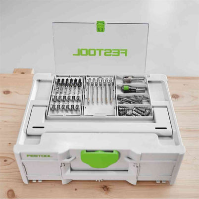 Festool CENTROTEC 3-8mm Mini Wood Spiral Drill Bit Set for Systainer3