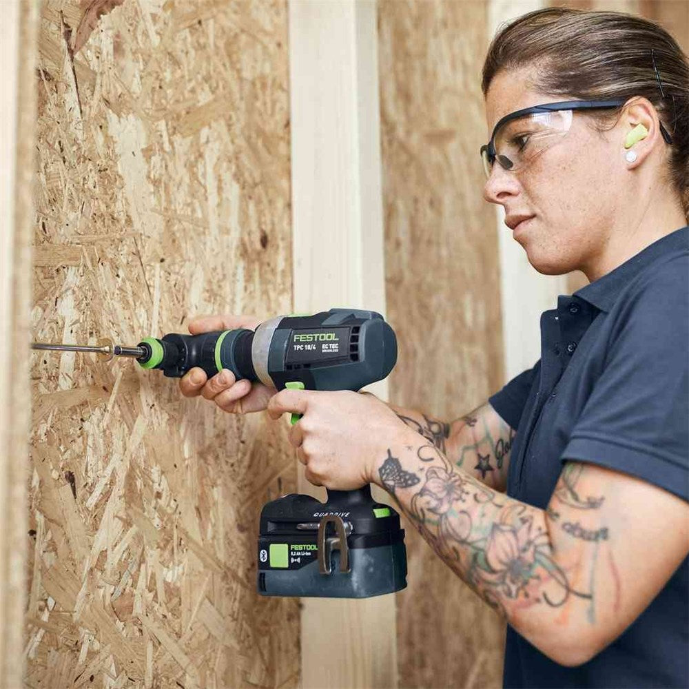 Festool TID/TPC 18V 2 Piece Impact Driver and 4 Speed Hammer Drill 4.0/5.0Ah Set in Systainer