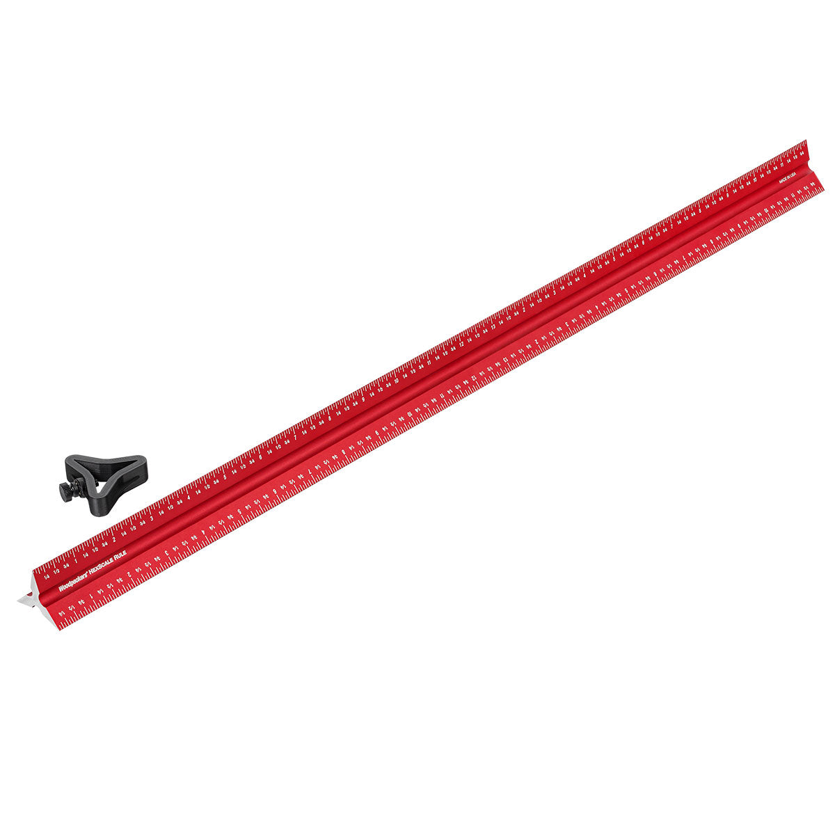 Woodpeckers HexScale Rule 600mm 24in with Stop HXSCL-24