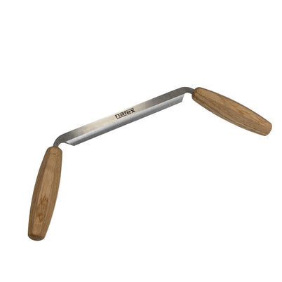 Narex Carving Drawknife 150mm Straight Blade Curved Handles