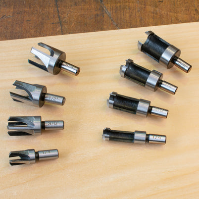 Carbatec 8 Piece Plug Cutter Set