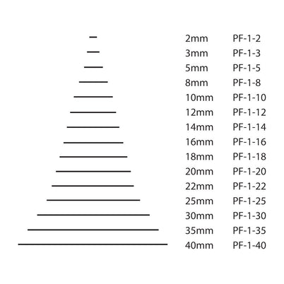 Pfeil Straight Double Bevel Chisel - 5mm - #1