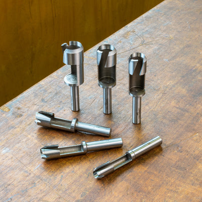 Carbatec 6 Piece Barrel Plug cutter Set